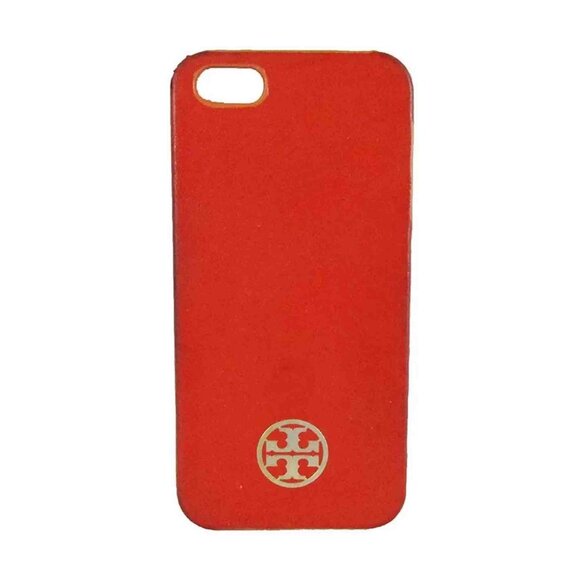 TORY BURCH "Robinson" Red Orange iPhone 5/5s Phone Case - Picture 2 of 3